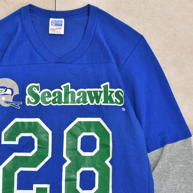 80s USA Rawlings NFL seahawks football T-shirt