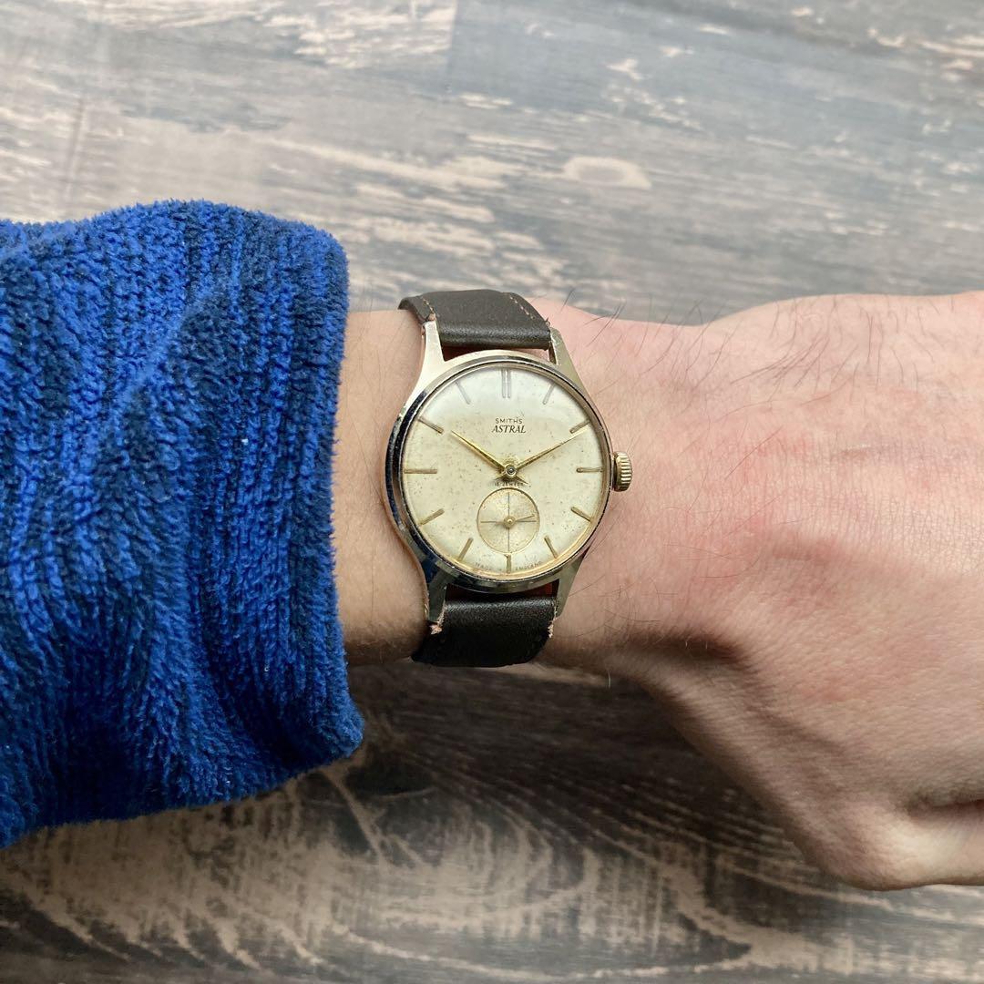【動作品】スミス アストラル アンティーク 腕時計 1960年代 手巻き