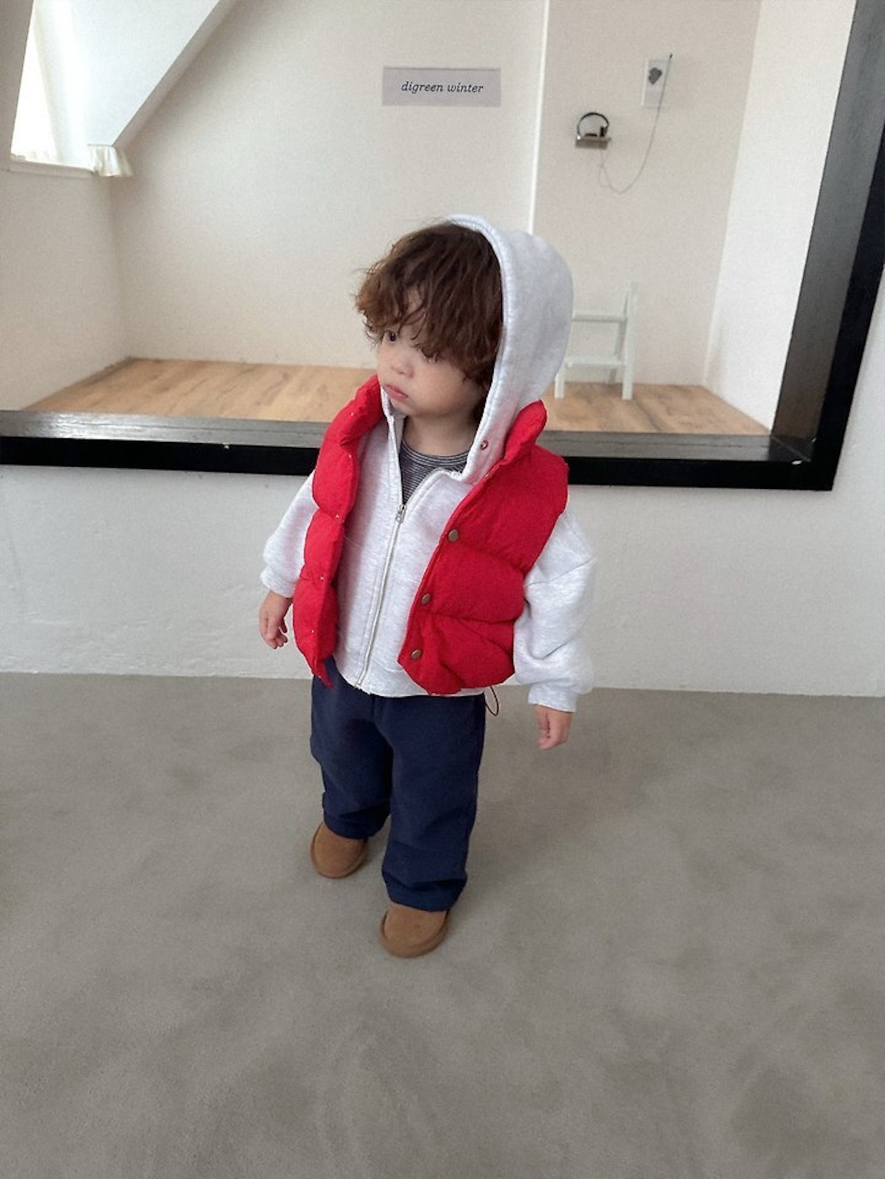 〖取寄〗韓国子供服 / 26winter / Digreen / ビビッドパディングベスト / キッズ / 冬服 *S~2XL*