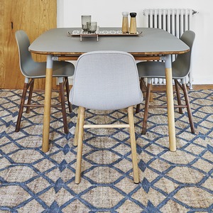 《即納》【SUMMER SALE】RODAS キリムラグ 170×240 cm BLUE［GAN］