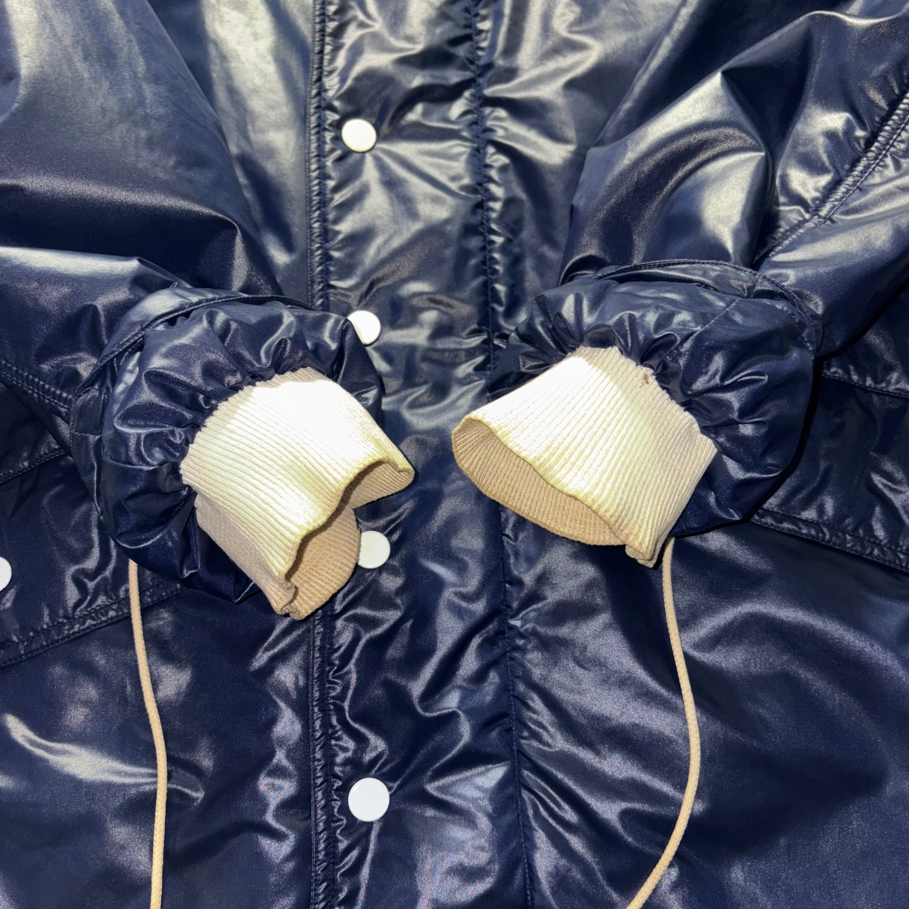 vintage COURREGES HOMME nylon hoodie coat | NOIR ONLINE