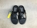 Island slipper " Cross sandal " BLACK