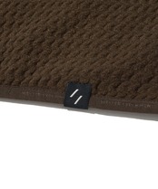 CALORA FLEECE HOODED PULLOVER_DARK BROWN