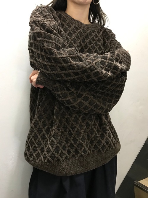 croft&barrow ベロアニット