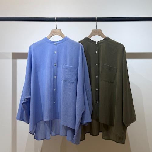 ボイルドロップショルダーシャツ