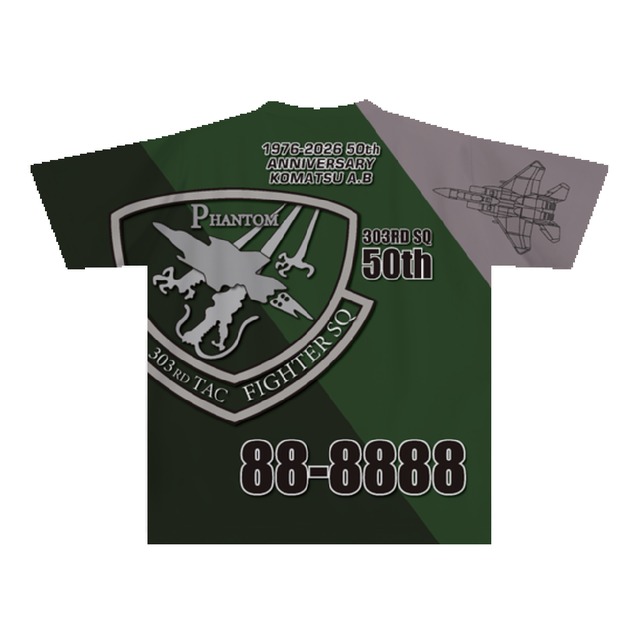 2026 ５０周年記念 303飛行隊F-15スペマTシャツ XL}