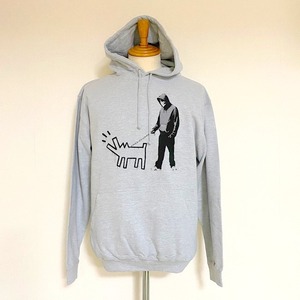 BANKSY HOODIE - WALKING THE DOG　Sport Gray