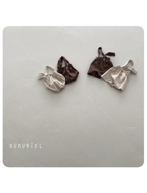 【maker SALE】nunu biel /cool suspender rompers