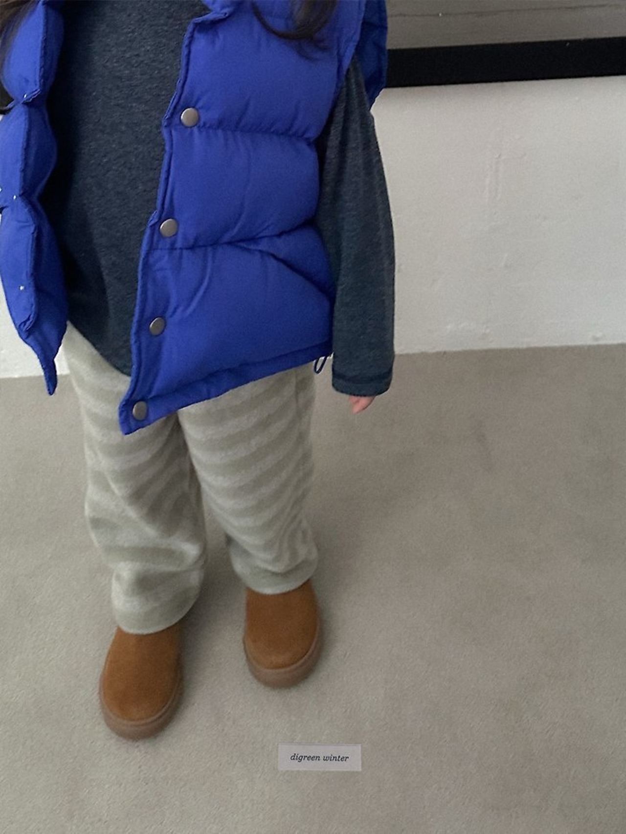 〖取寄〗韓国子供服 / 26winter / Digreen / ヒートストライプパンツ / キッズ / 冬服 *S~2XL*