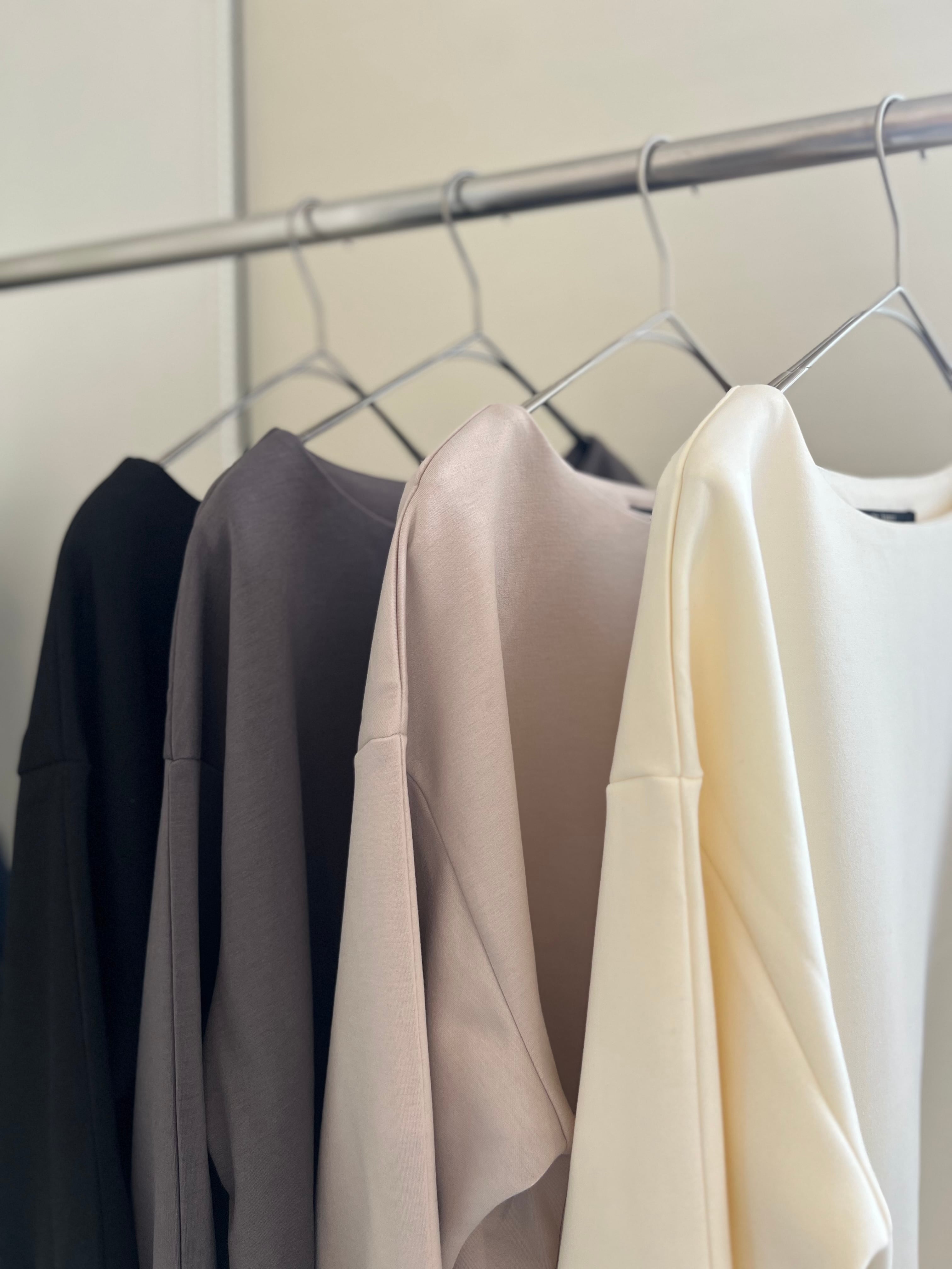 【SELECT】ダーツスリーブダンボールニットプルオーバー 45-0699