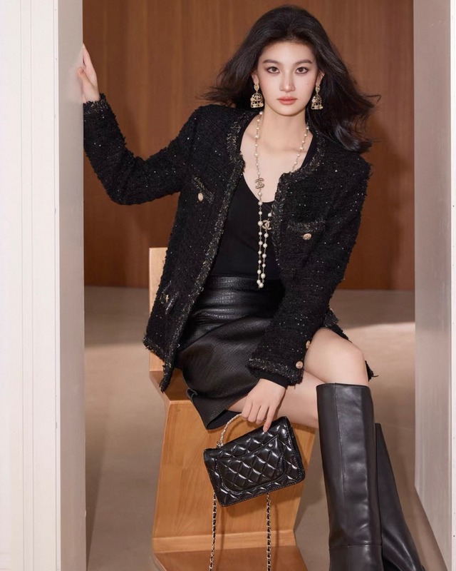 ウールツイード ミドルコート