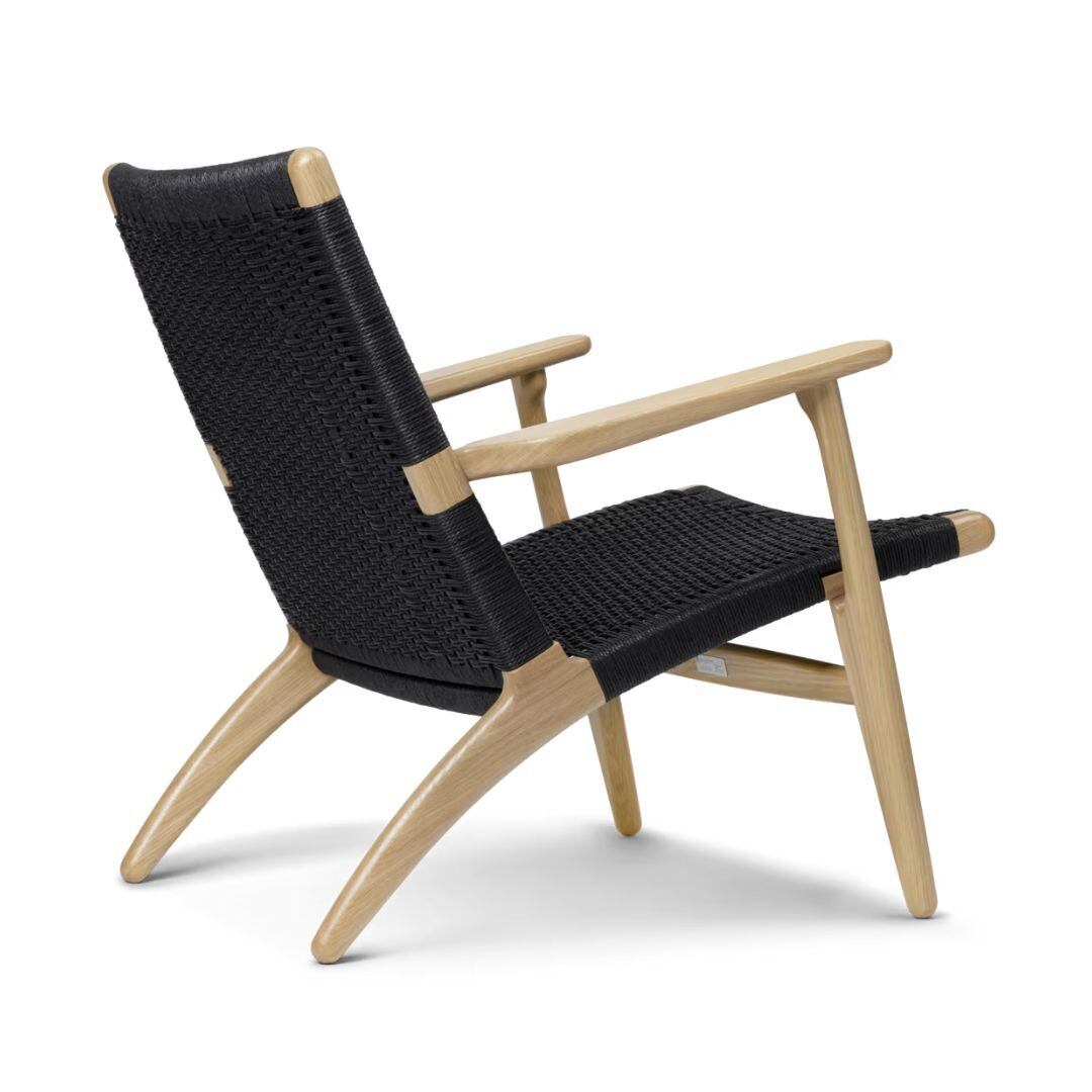 【CH25 OAK/BLACK】CARL HANSEN & SON/オーク/ブラック/ナチュラルペーパーコード/ラウンジチェア/北欧家具