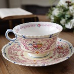 Cauldon Pink Floral||コウルドン 優美なピンクの花々 アンティーク カップ&ソーサー 6客セット thumbnail 9