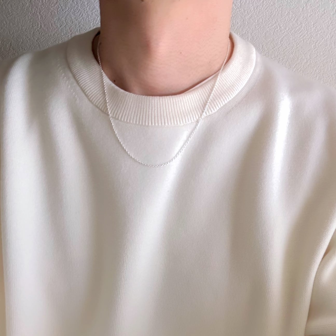 SV925 Narrow Chain Necklace【SILVER】 | Akto