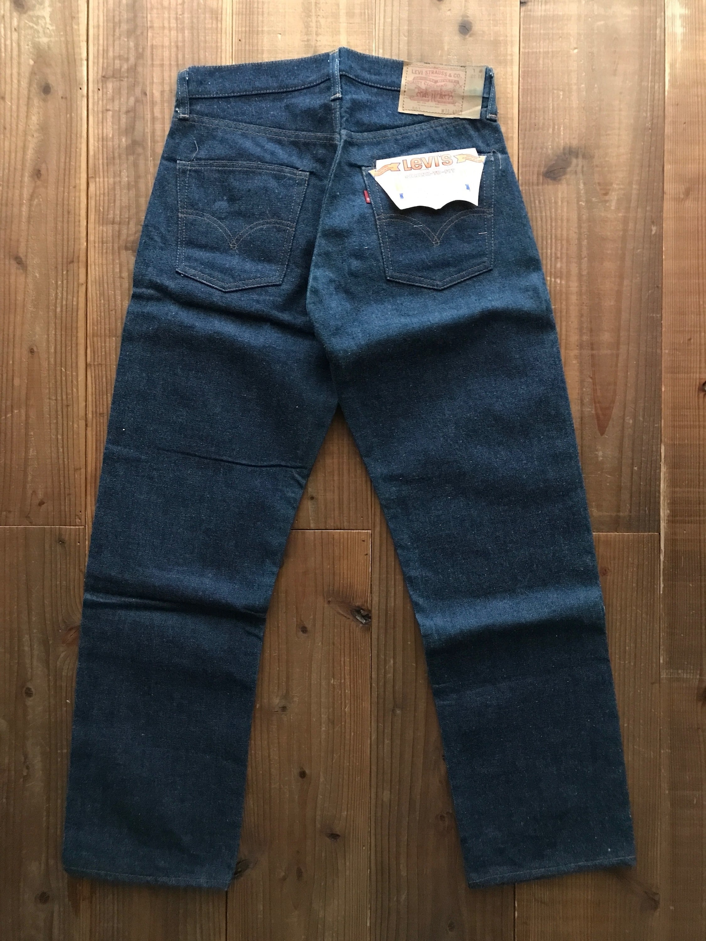 70's Levi's 501 66前期 デニムパンツ DEADSTOCK ブランクタブ