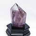 アメジスト 六角柱 アメシスト ポイント 置物 原石 虹入り 台座付属 一点物 152-2090