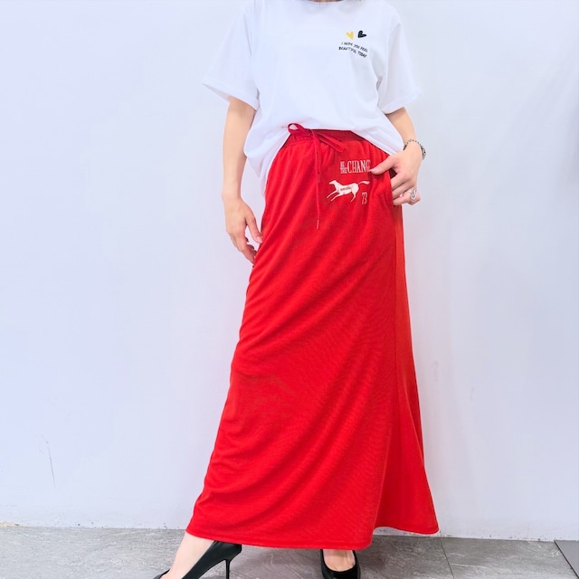 ロージー  Rosiee デザインプリントリラックススカート