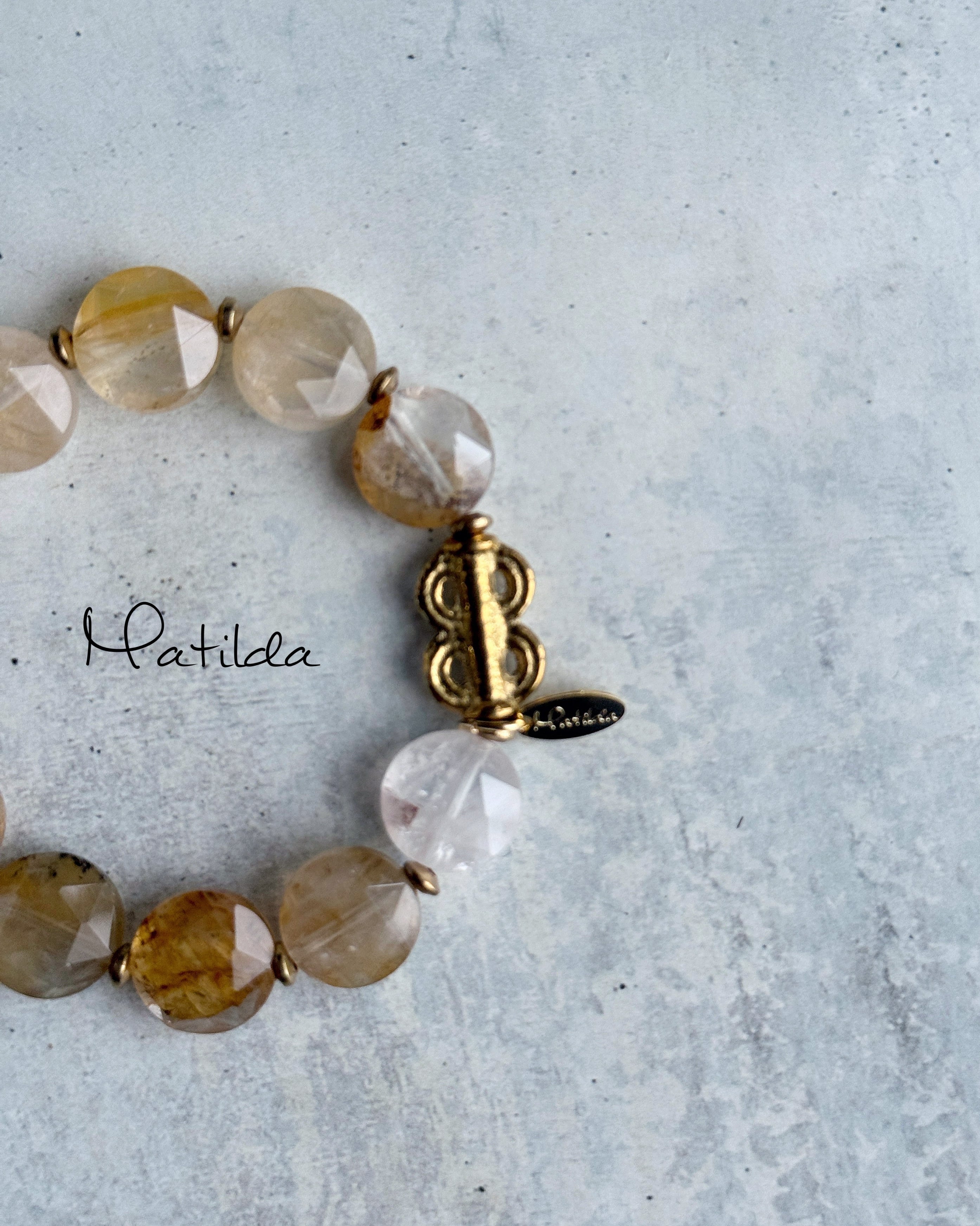 tumble bracelet(デンドリティッククォーツ)