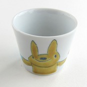 村田菜穂美作　子供用湯呑み　「クレパス みんなお友達」［2104130000119］