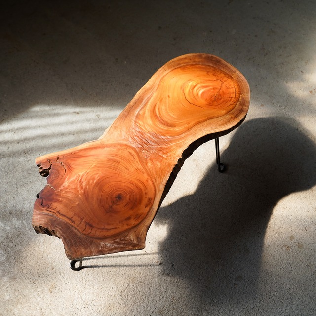 欅の折りたたみテーブル