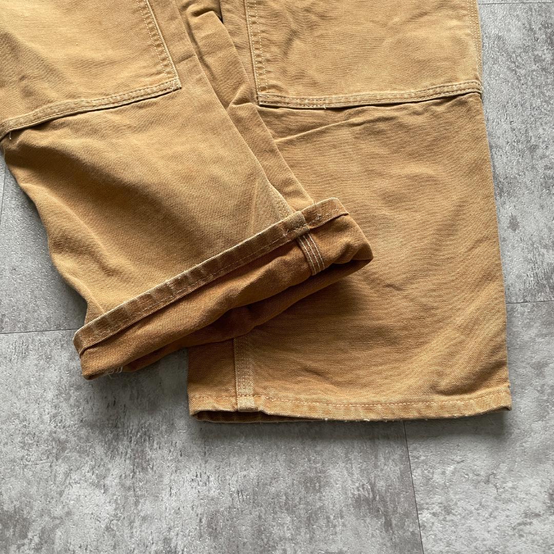 10s USA製 ブラウン ダブルニー Carhartt W 39 L 31 | ib2