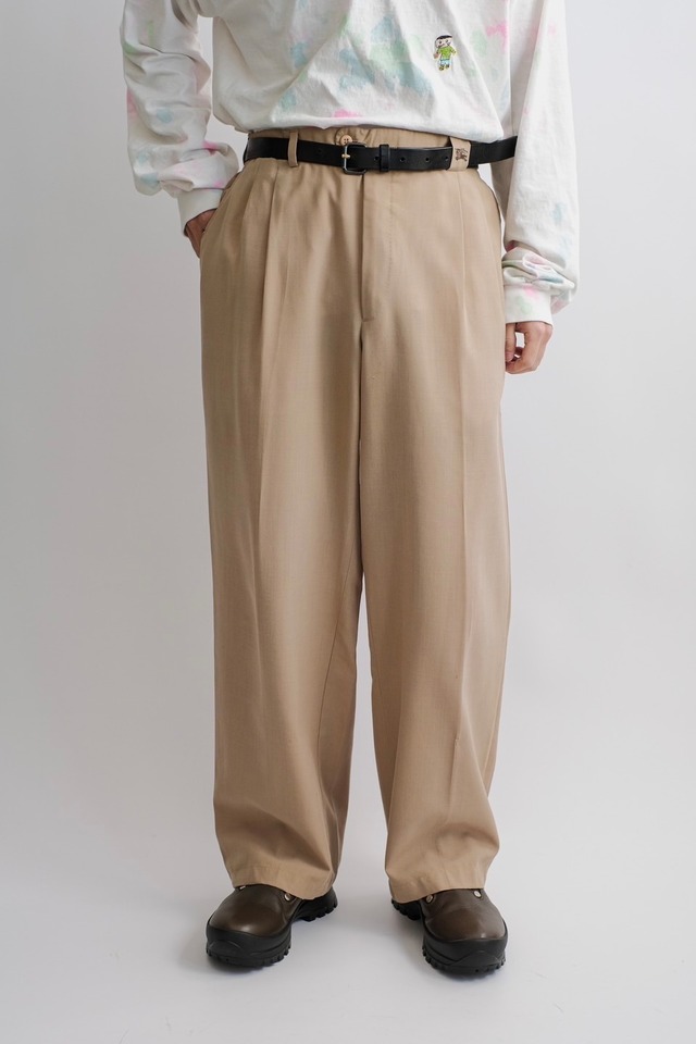 1990s Burberry wool slacks
