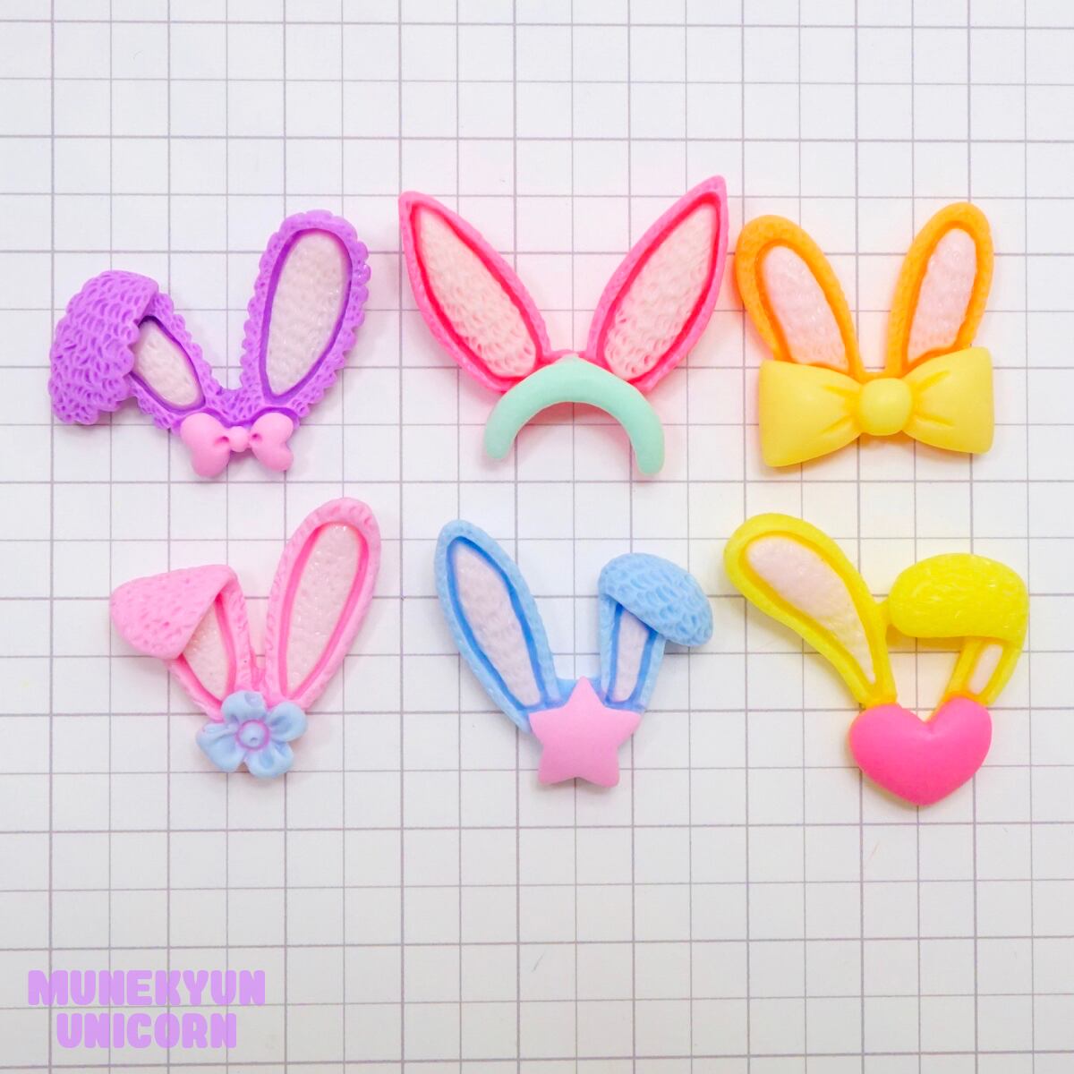 O128 【30個セット】ウサ耳 カチューシャ 30個セット | デコパーツと