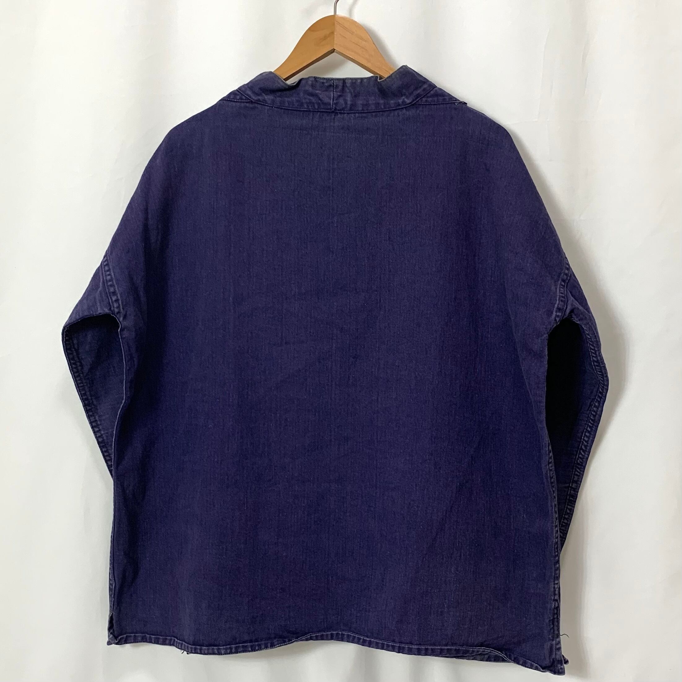 vintage old 60s euro British Fisherman Smock High-Necked ユーロ