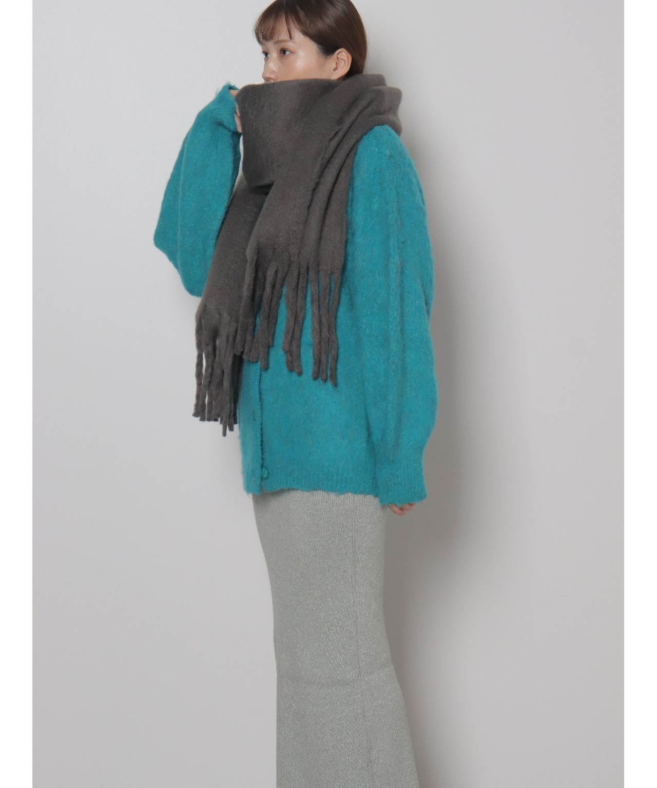 OI200514 フラッフィーストール charcoal