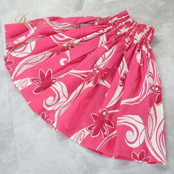 フラダンス 衣装 パウスカート ピンク系 ハワイアン アロハ フラ