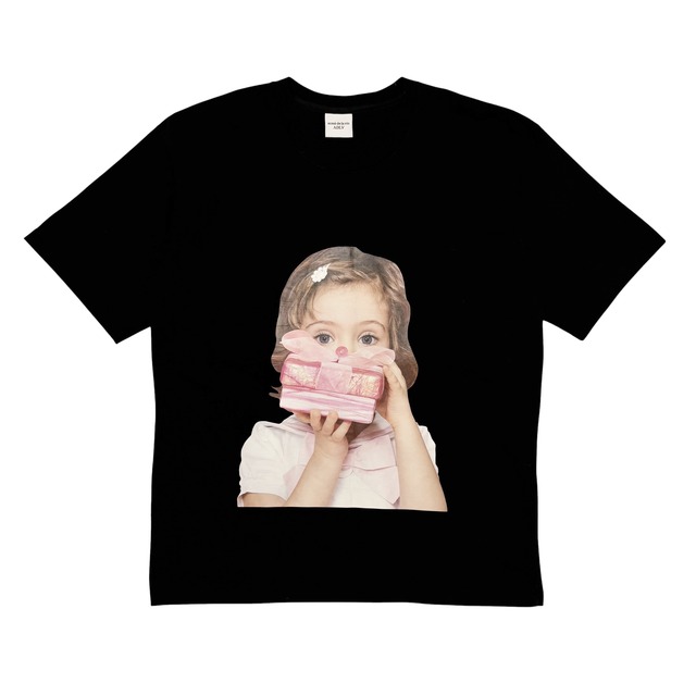 古着 アクメドラビ ADLV acme de la vie ベビーフェイスギフトガール 半袖 Ｔシャツ クリーニング済み メンズ サイズ1  L相当
