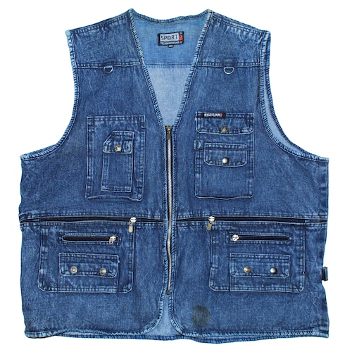 80-90s EURO oversized denim vest