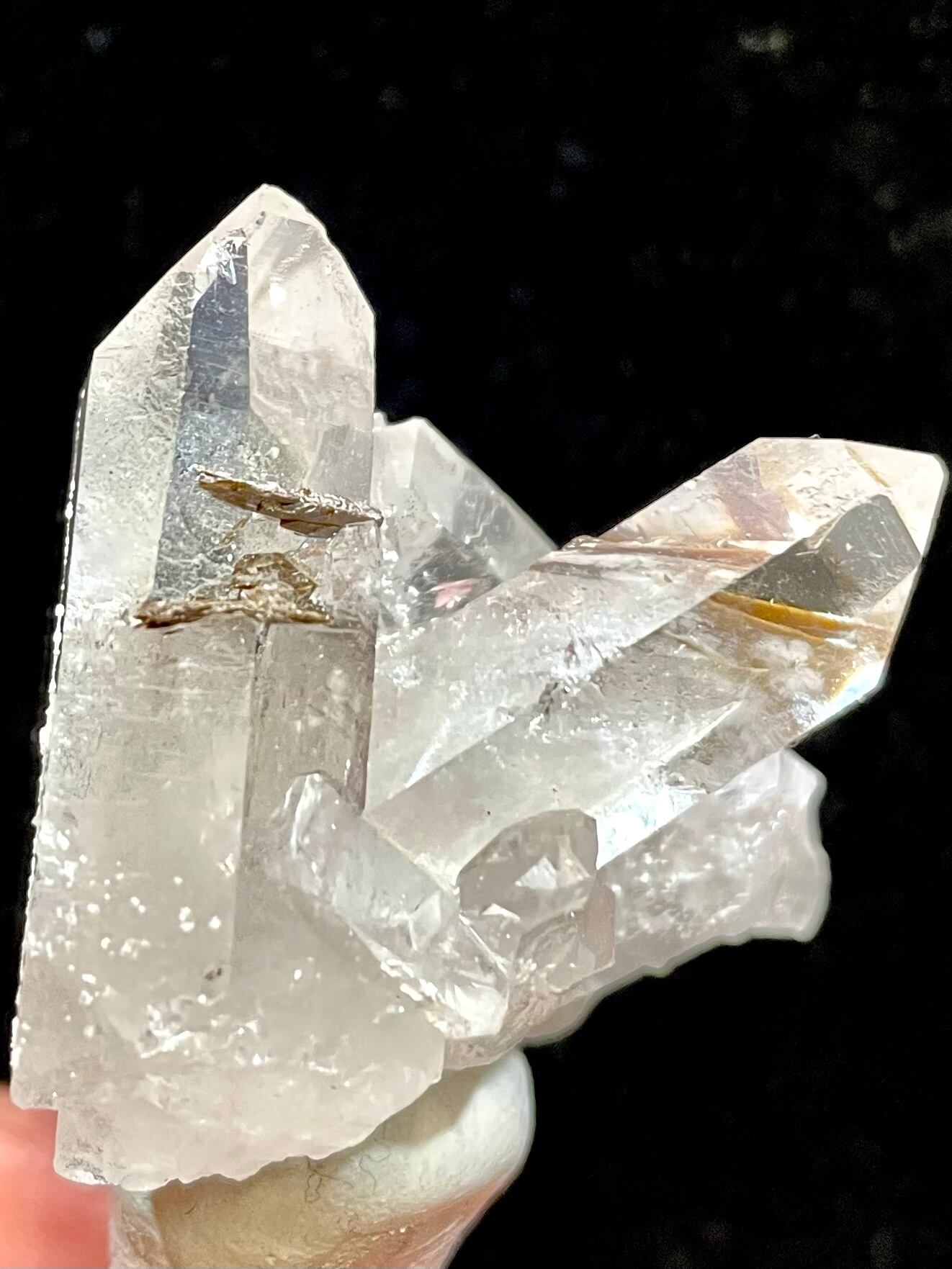 15) ブルッカイトINクオーツ