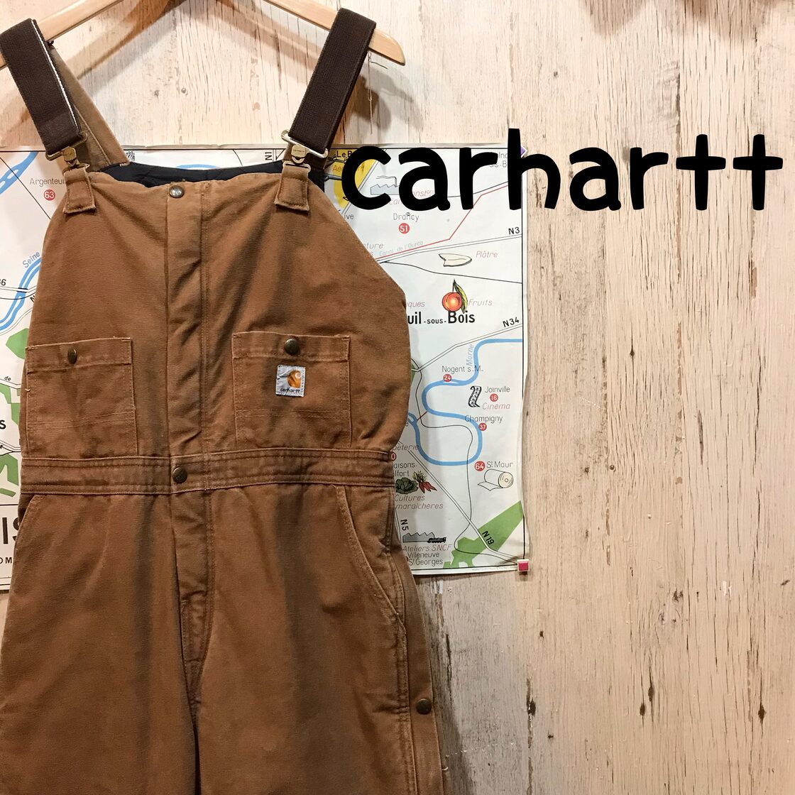 carhartt カーハート オーバーオール w32 古着 (1125) | PAY ID