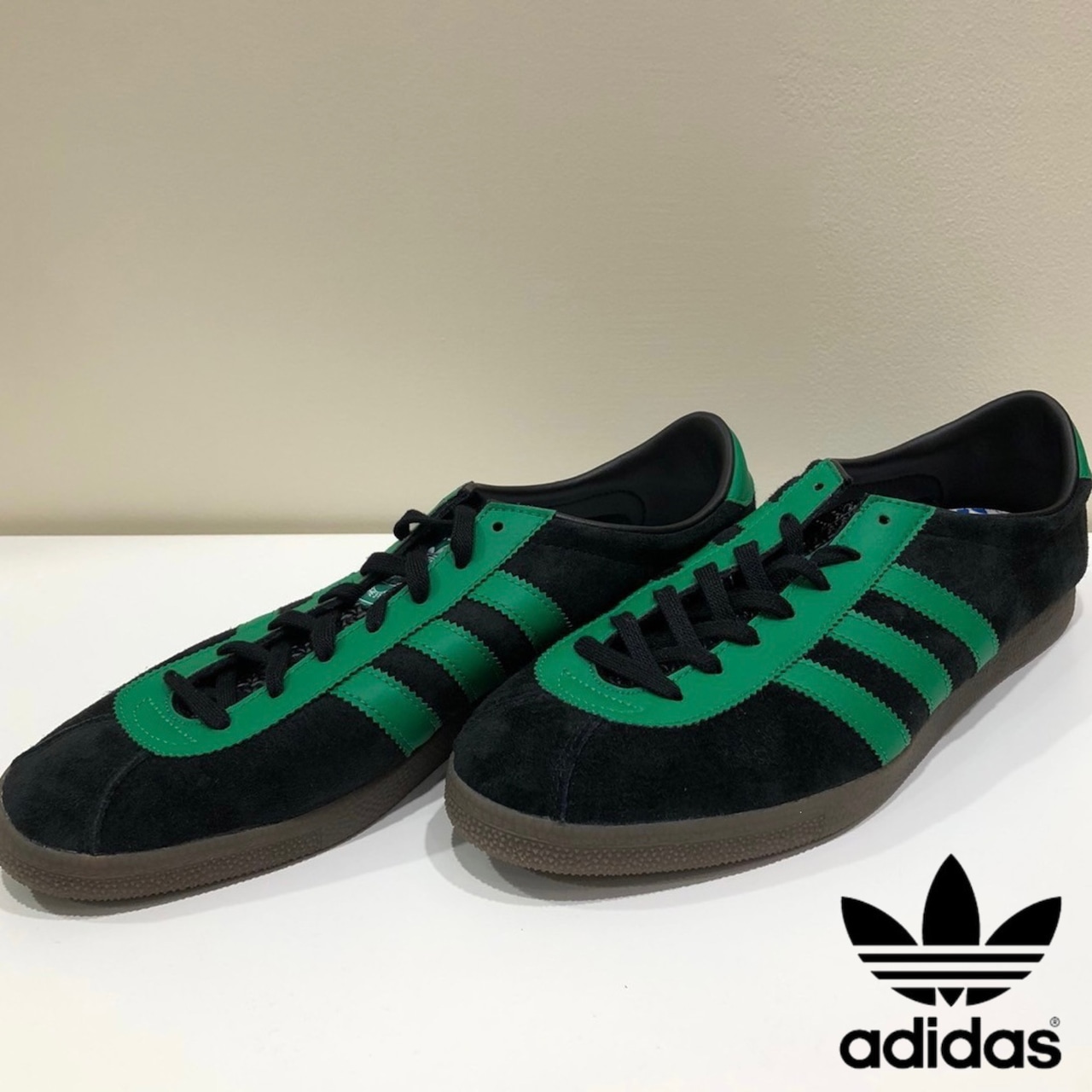 【adidas】LONDON コアブラック/グリーン