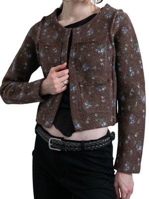 PERVERZE パーバーズ / トップス /Floral Dot Knit Cardigan　¥44,000-