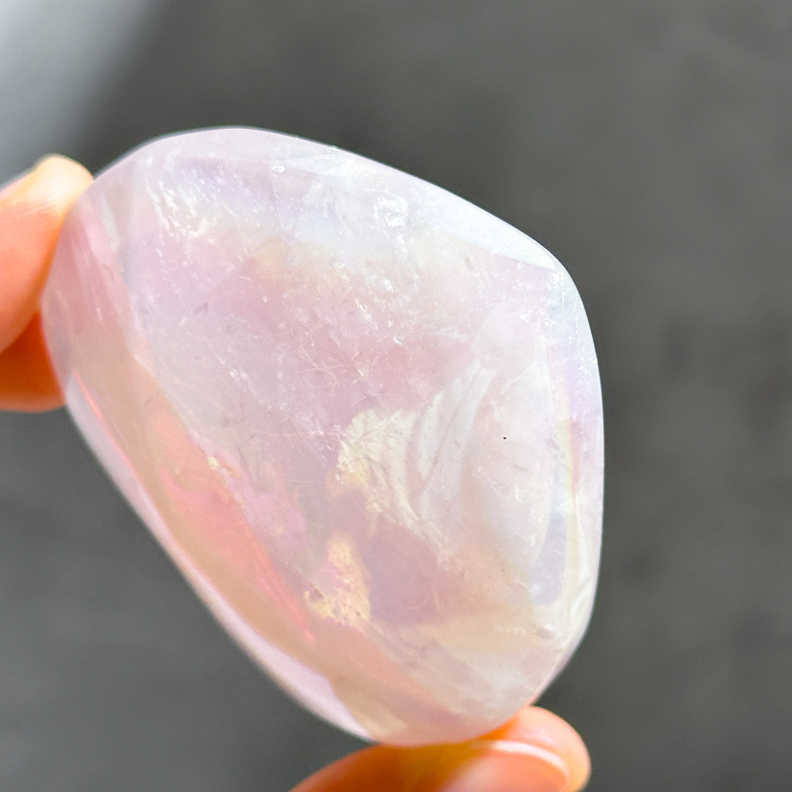 ♡エンジェルオーラローズクォーツ ハート62♡ Angel Aura Rose Quartz