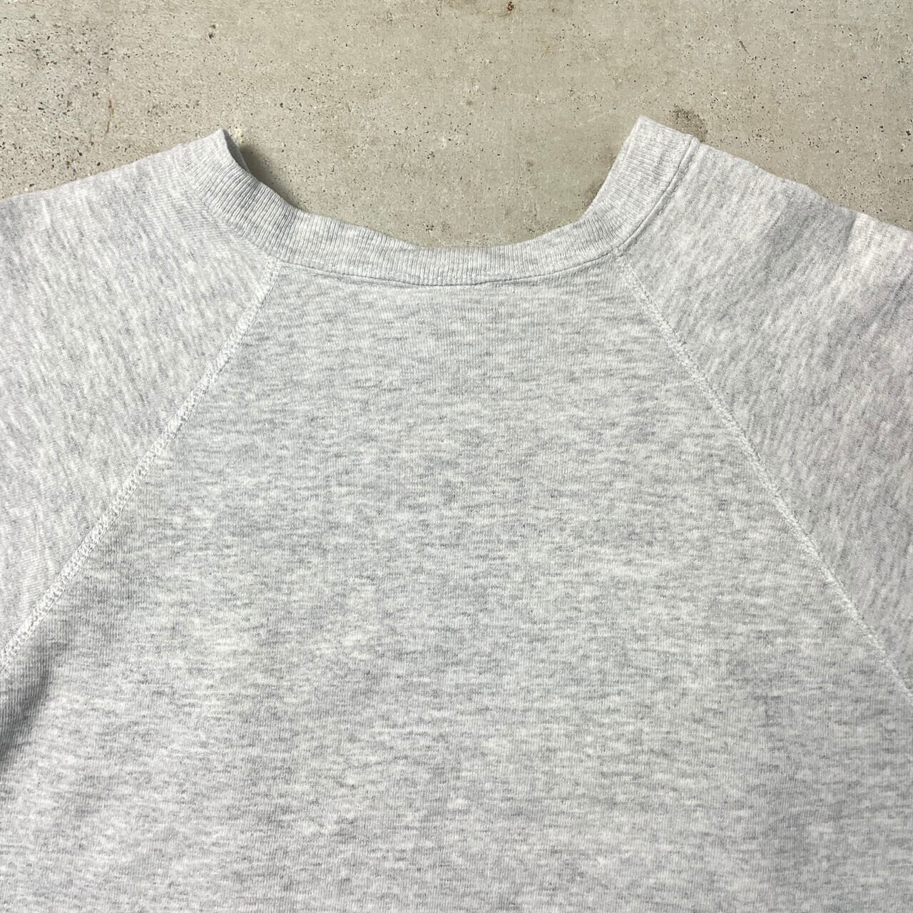 90年代 USA製 TULTEX スウェットシャツ 無地 ラグランスリーブ メンズM