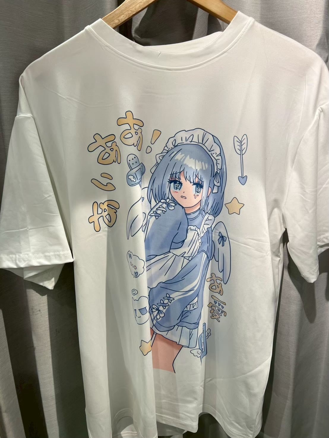 PSYNYXX SE ジャージメイドガールT | 韓国系ユニセックスTHICC