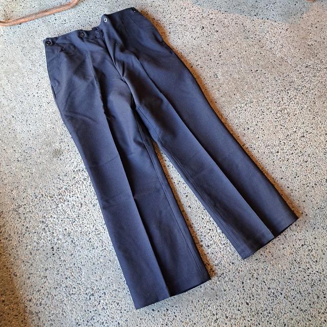 "deadstock" 60's フランス軍 セーラーパンツ size:w32inc used [301039]