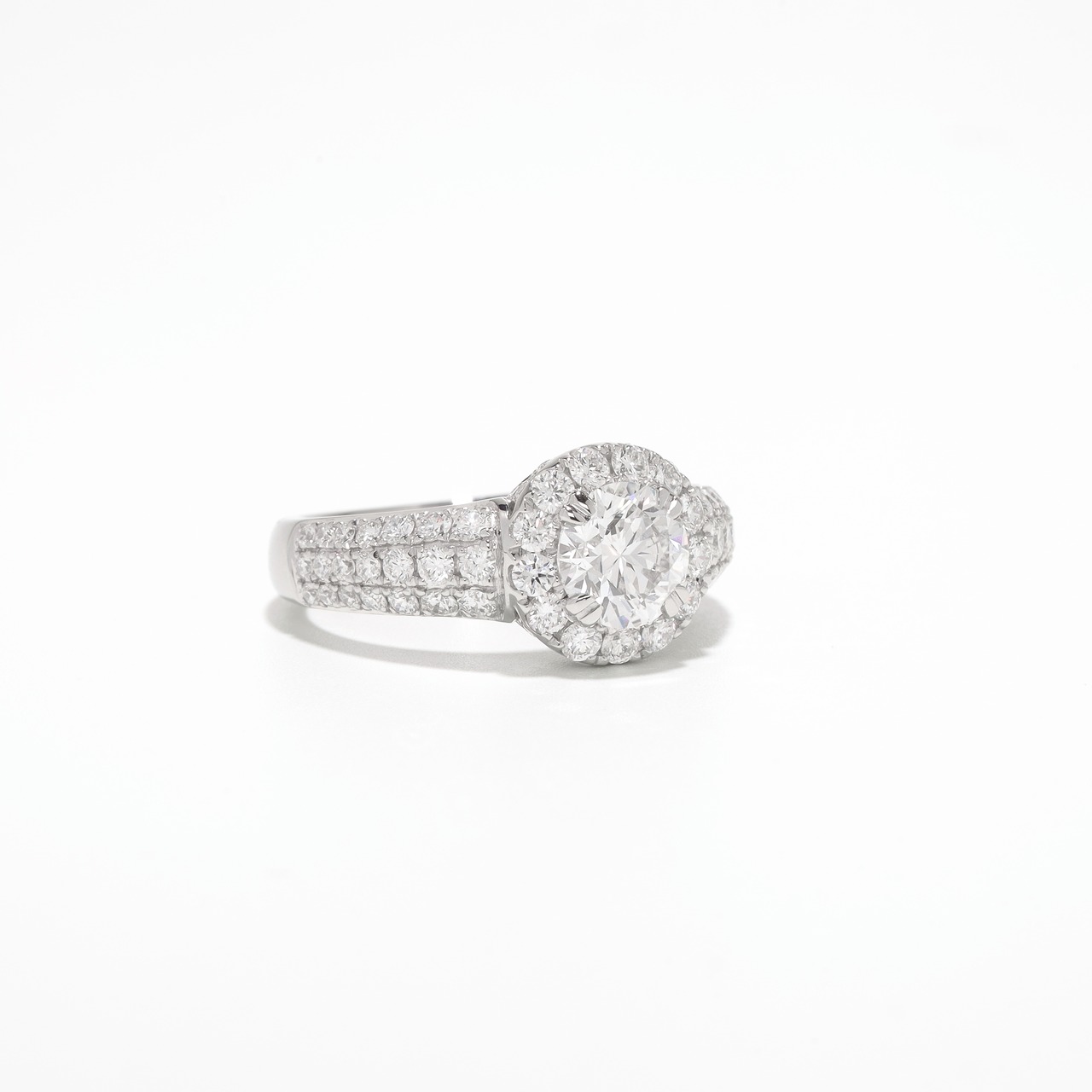 ダイヤモンド デザインリング pt950 / IF / D / 3EX / 1.000ct / 1.000ct