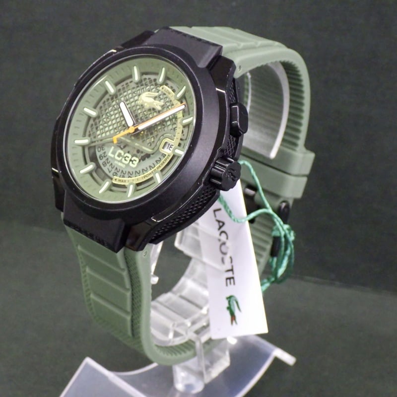限定品☆LACOSTE ラコステ LC33 2011466 グリーン Kinetic