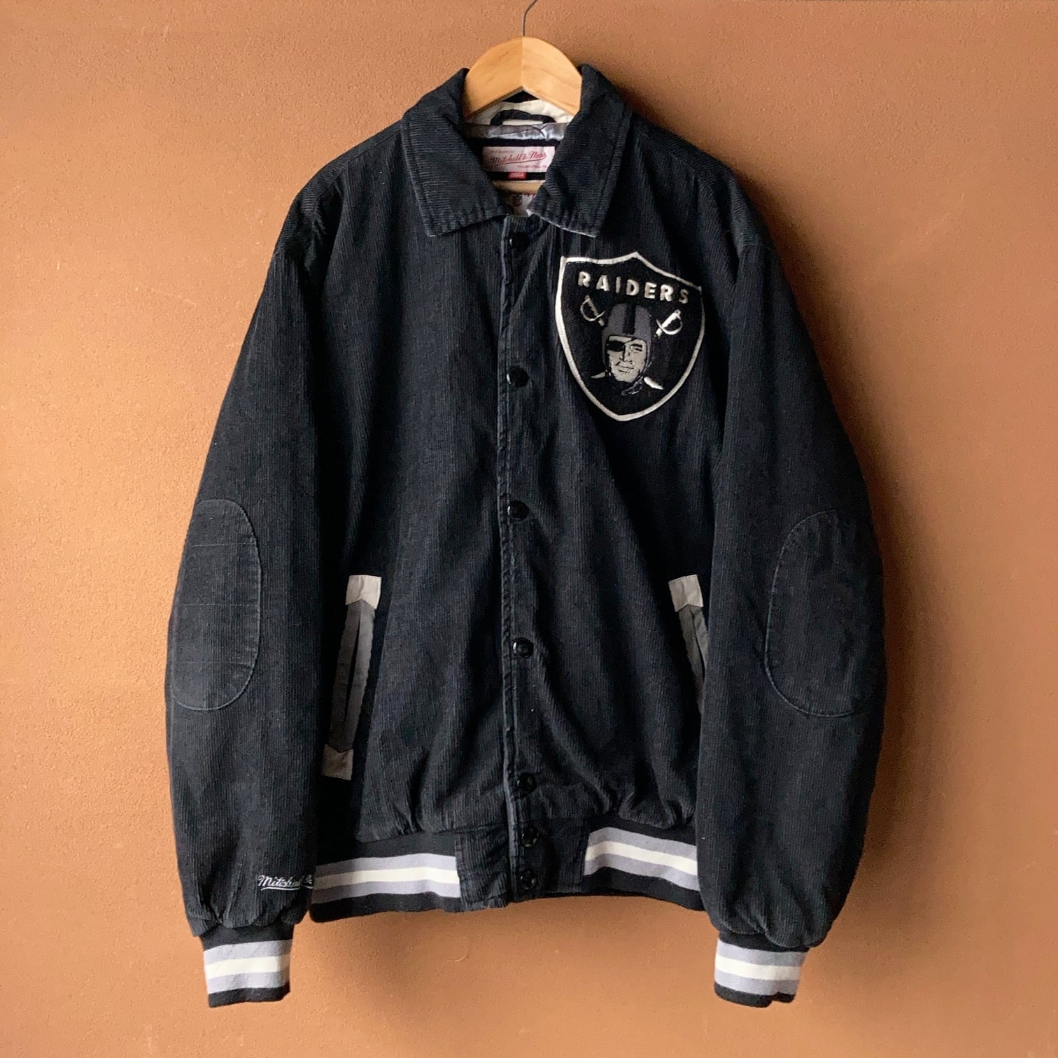 NFL RAIDERS コーデュロイスタジャン ブラック SIZE M【1119A19 NFL RAIDERS コーデュロイスタジャン ブラック SIZE M【1119A19
