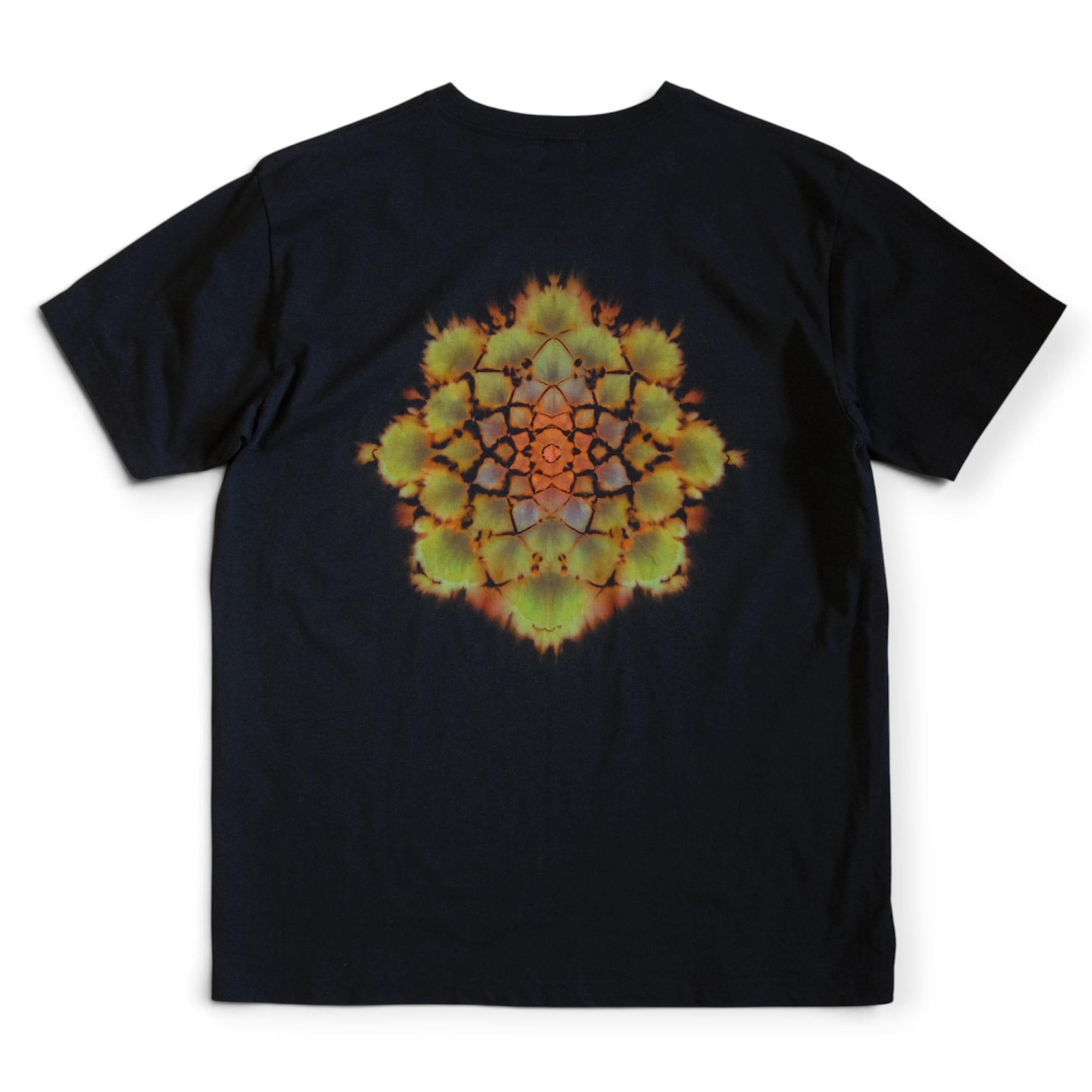 “曼荼羅染め×抜染” -nukizome- TIE DYE T-SHIRT 《XL》