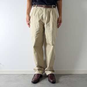 90s CHAPS RALPH LAUREN CHINO TROUSERS beige [W32L28相当] 古着