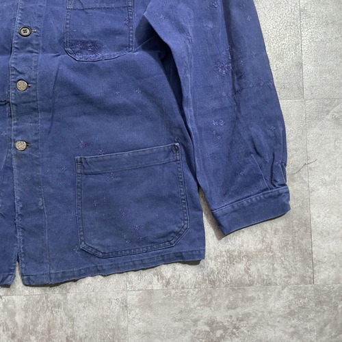50s VETRA コットンツイル メタルボタン フレンチワークジャケット 詳細写真5