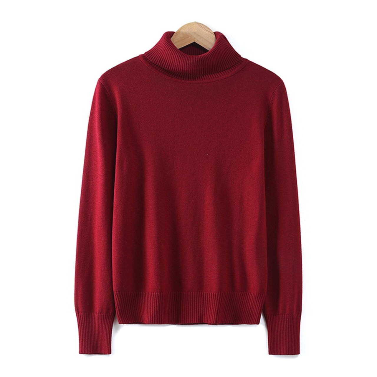 タートルネックニットセーター 8color W01083