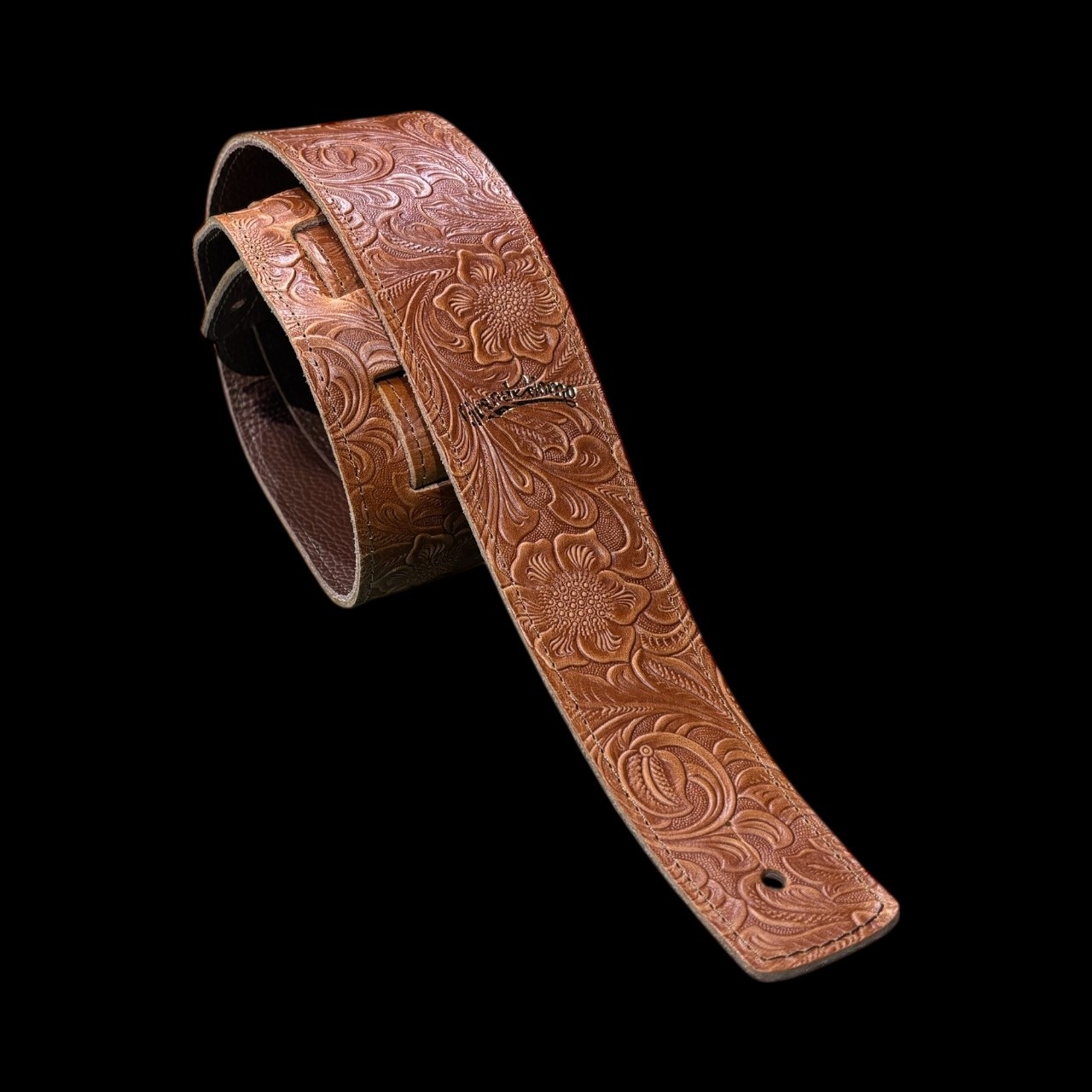 栃木レザー Engrave Narrow BR