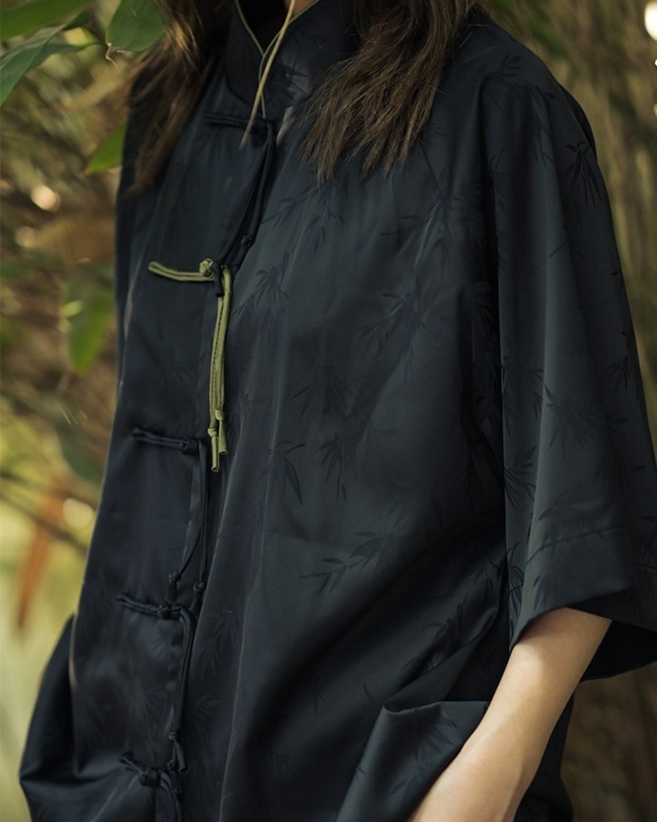 Bamboo Leaf Tang Suit 3color【G1149】