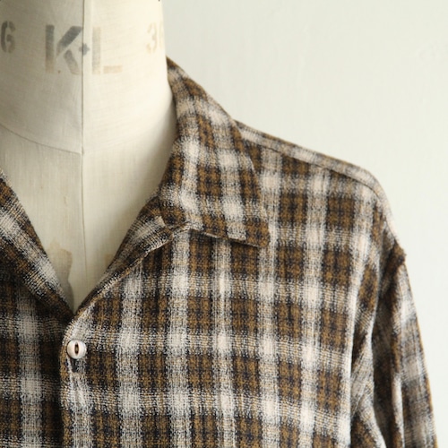 CALEDOOR【 mens 】panama cross check shirt